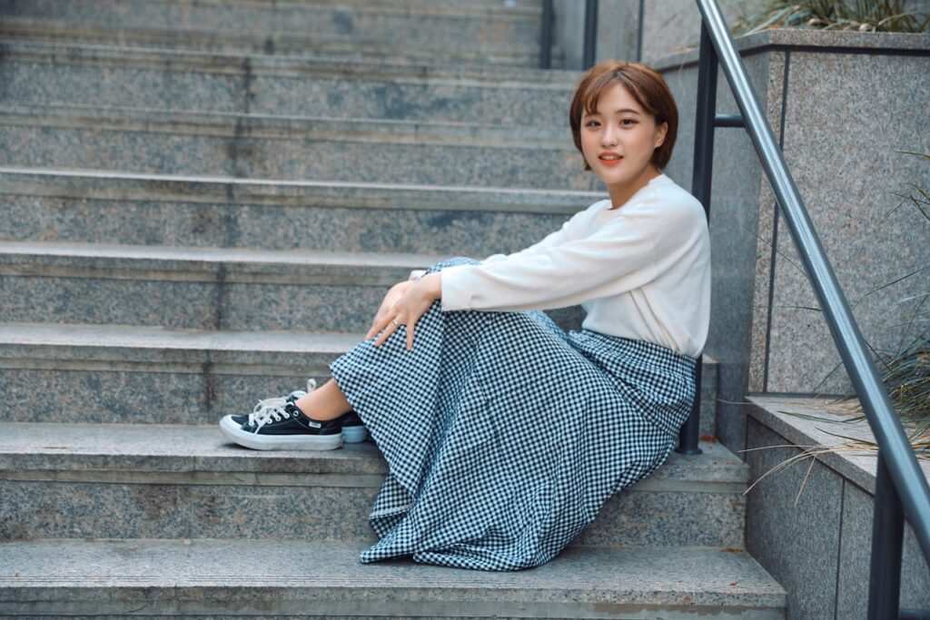 long in front short in back pixie