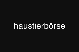 haustierbörse