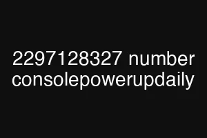 2297128327 number consolepowerupdaily