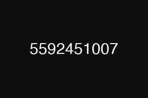 5592451007