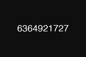 6364921727