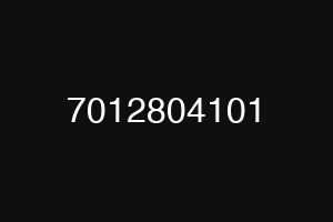 7012804101