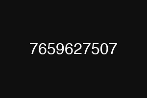 7659627507
